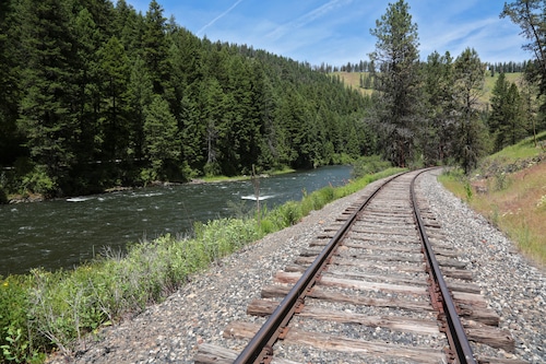 Wallowa River Railroad Hike