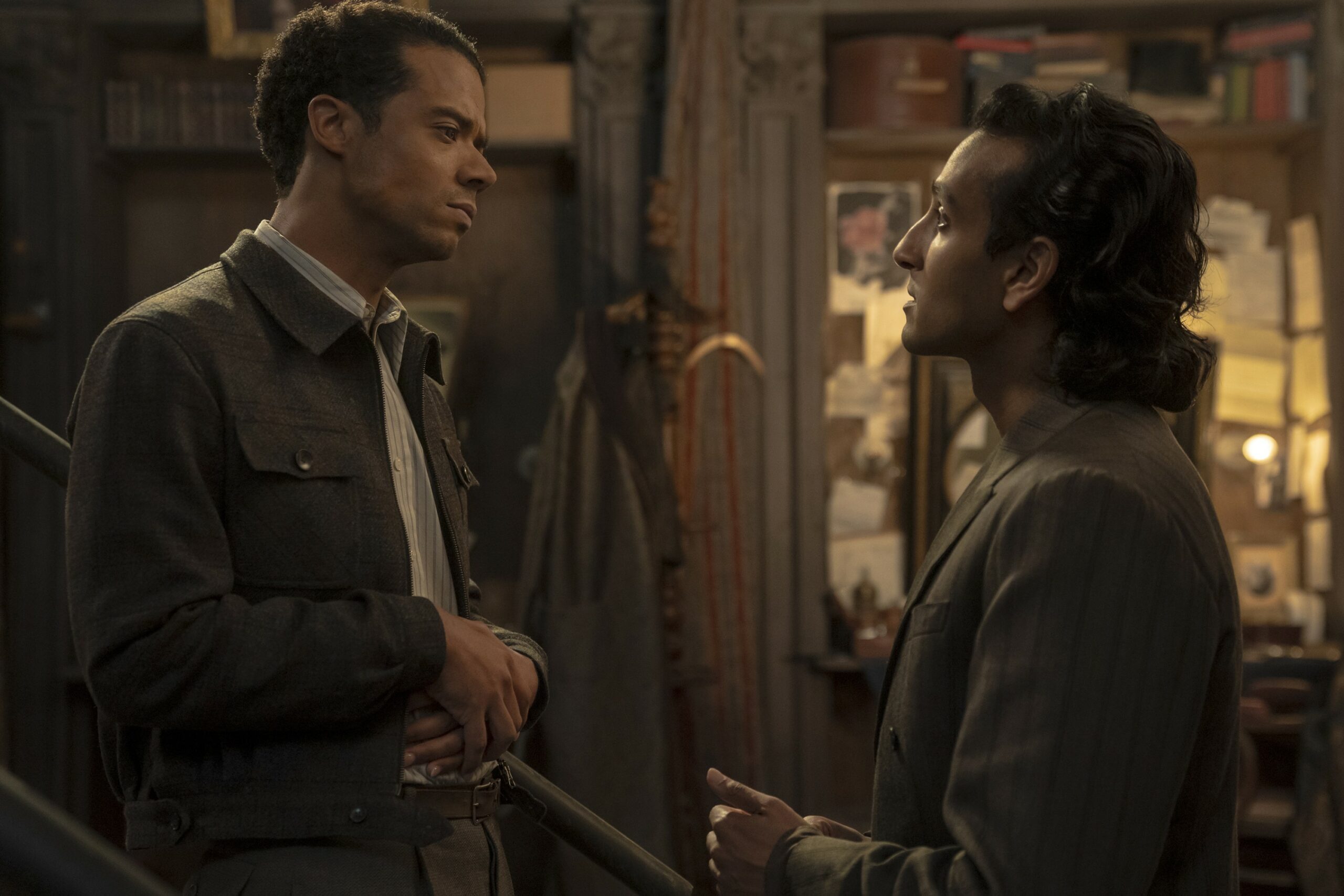 INTERVIEW WITH THE VAMPIRE, (aka ANN RICE'S INTERVIEW WITH THE VAMPIRE), from left: Jacob Anderson, Assad Zaman, No Pain', (Season 2, ep. 203, aired May 26, 2024). photo: Larry Horricks / ©AMC / Courtesy Everett Collection