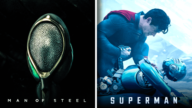 Kelex in Man of Steel, David Corenswet's Superman with robot in 2025's Superman