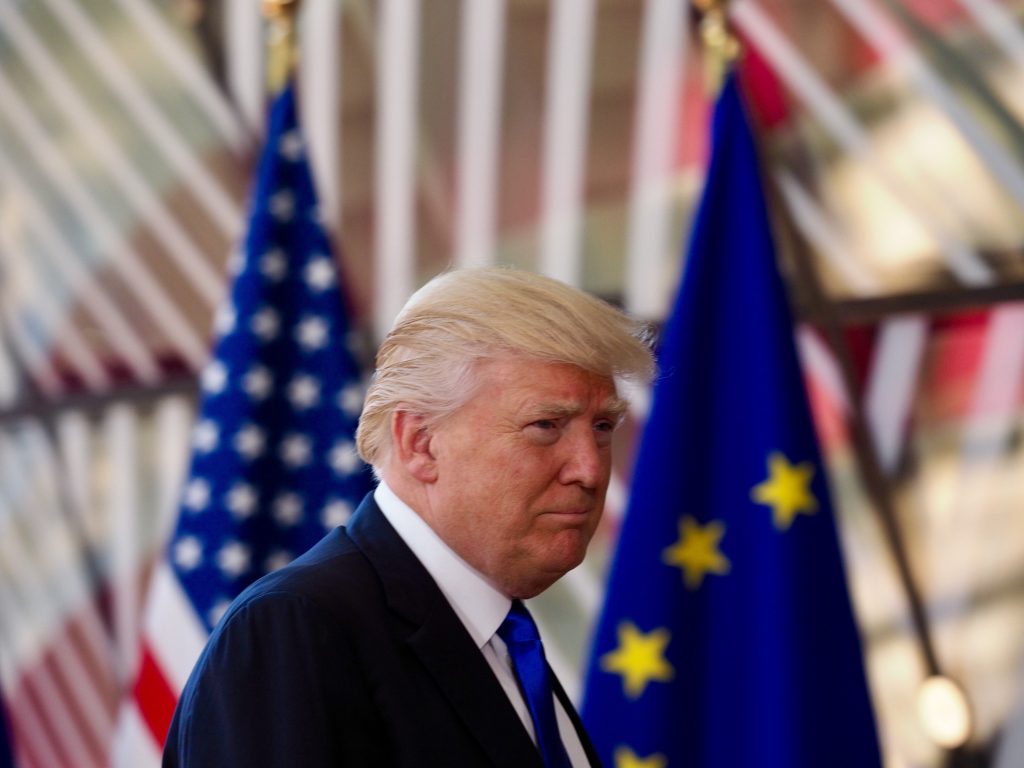 Photo: Mr Donald TRUMP, President of the United States of America at the EU Leaders' meeting with the President of the USA Credit: EU Newsroom https://newsroom.consilium.europa.eu/permalink/p47376