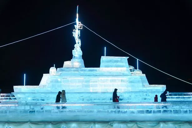 ice sculpture in Harbin