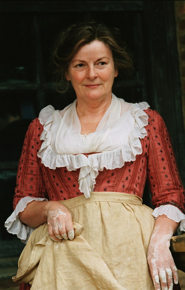 Brenda Blethyn in a scene still from *Pride and Prejudice* (2005).