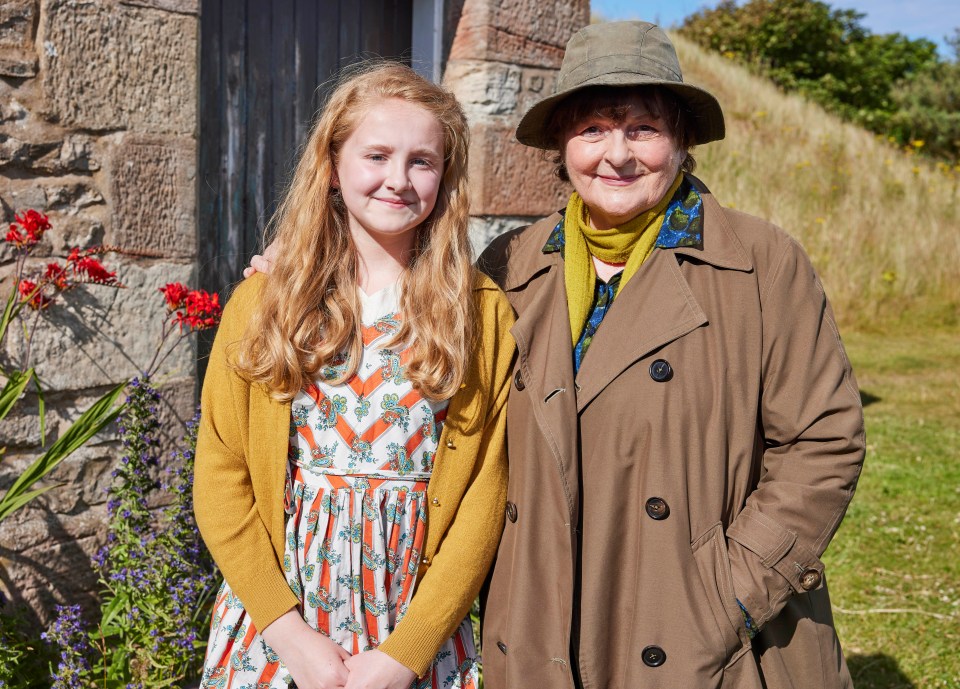 Brenda Blethyn and Marley Emma in a scene from the final episode of the ITV drama series *Vera*.