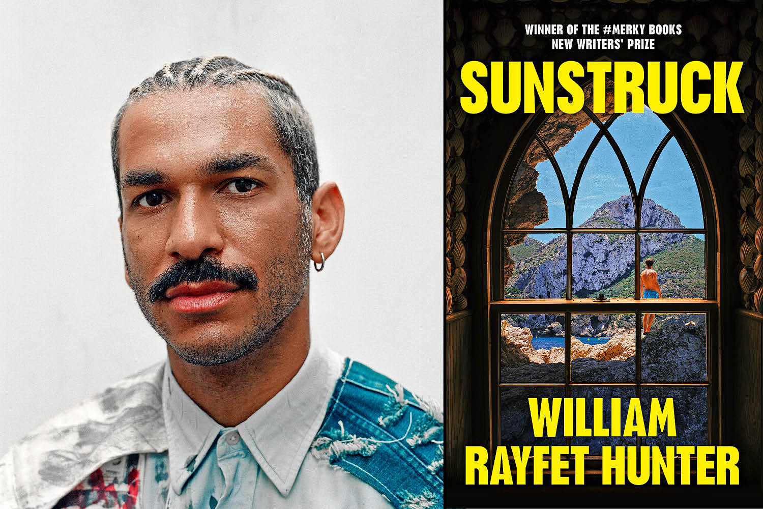 William Rayfet Hunter, author of Sunstruck, winner of the #Merky Books New Writers' Prize.