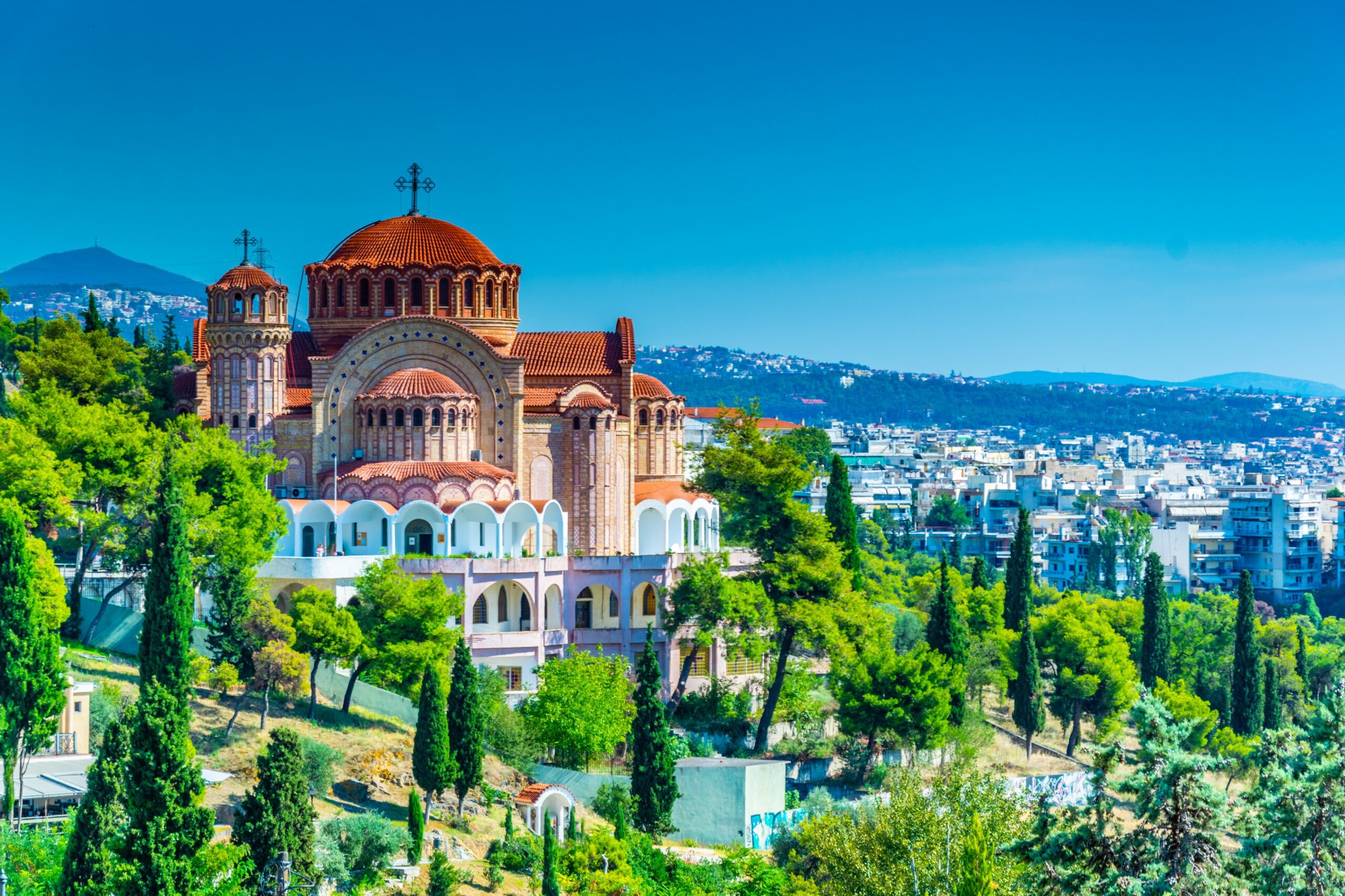 Saint Paul Cathedral in Thessaloniki, Greece.