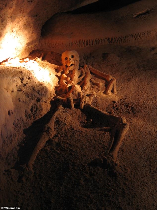 One of the victims has been there so long that their bones have crystalised, earning them the nickname 'The Crystal Maiden'. Experts believe that the Mayans thought the cave was an entrance to Xibalba, the underworld, and made sacrifices there to appease the lords of hell