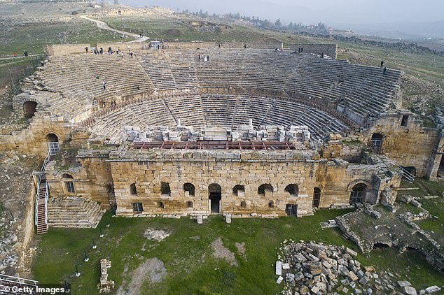 The 'Plutonium' in Hierapolis was believed to be an entrance to the underworld. In reality, scientists found that the temple had been built above a geological faultline which produced enough CO2 to kill animals brought near it