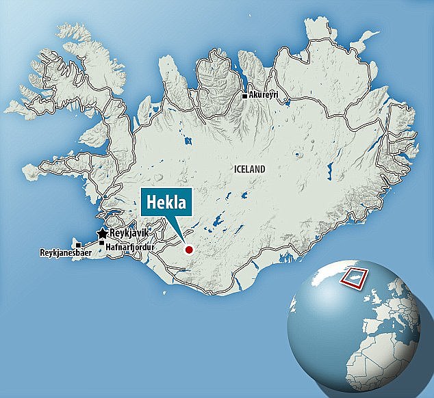 This volcano earned its diabolical reputation thanks to a series of massive eruptions that began in 1104. Hekla produced so much lava and ash that medieval writers believed they had found hell