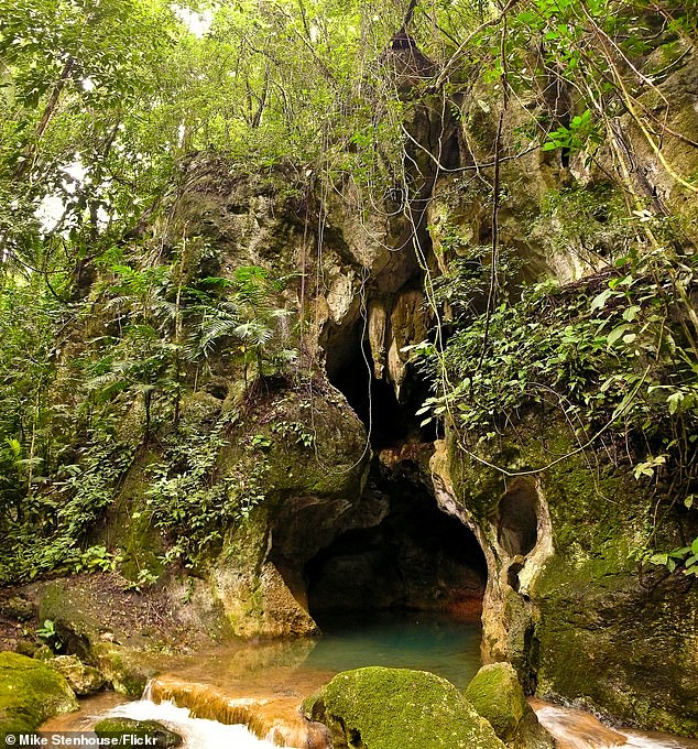 In Belize, the cave of Actun Tunichil Muknal, meaning 'Cave of the Stone Sepulcher', is one of the best preserved entrances to the underworld anywhere on the planet. Its 3 miles (5km) long tunnels have been undisturbed for over 1,000 years and contain the grizzly remains of human sacrifices