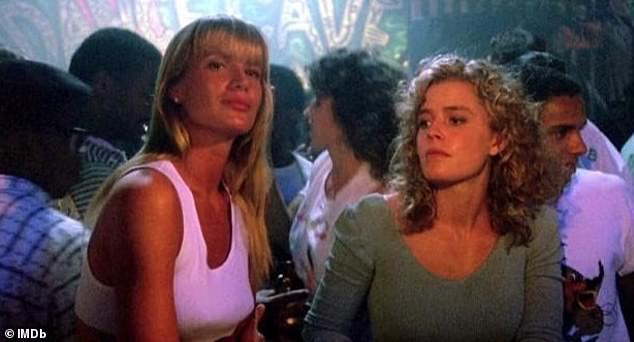 With Elizabeth Shue in Cocktail