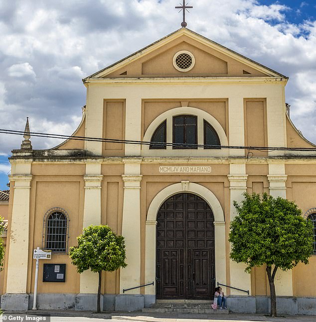 The parish church in Fuente Vaqueros, southern Spain, where Lorca was baptised in 1898