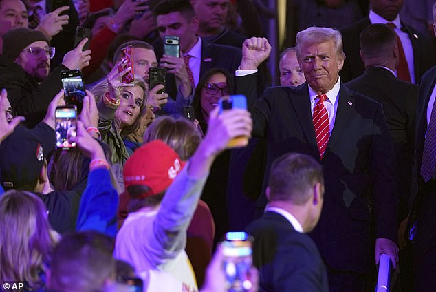 The 78-year-old will take the Oath of Office in the heart of Washington D.C. with wife and First Lady Melania Trump by his side to officially become the nation's 47th commander-in-chief