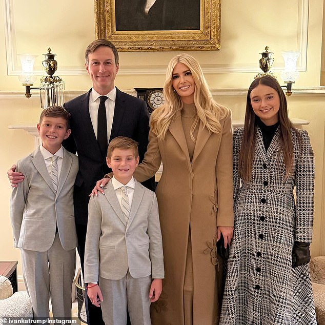 They were all smiles upon their return to the capital, after Ivanka, who served as an adviser to Trump in his first term, revealed she won't be quite so involved in politics this time around