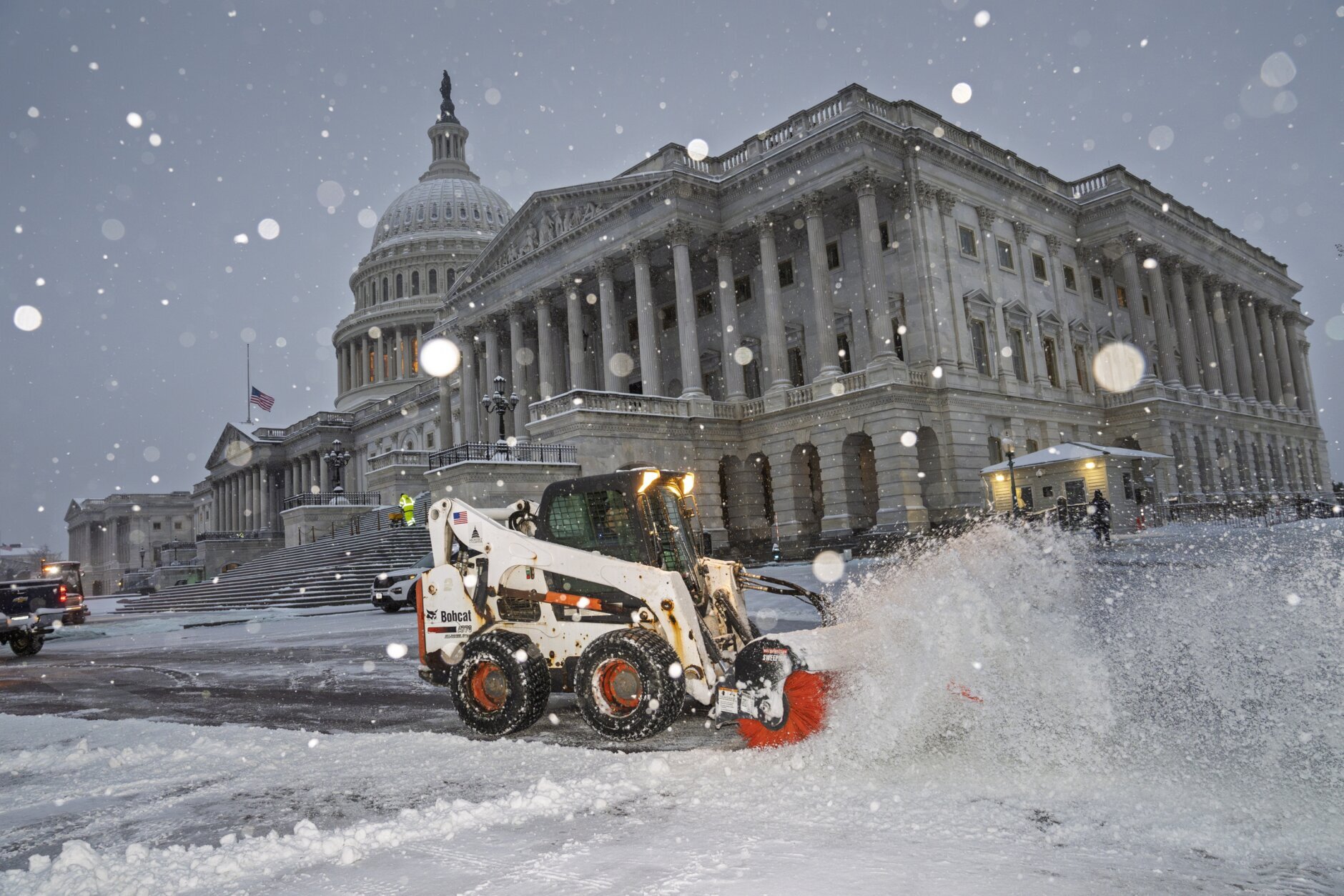 APTOPIX Winter Blasts Washington