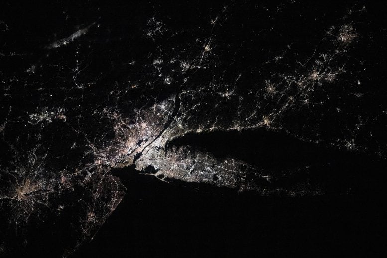 City Lights of the New York/New Jersey Metropolitan Area