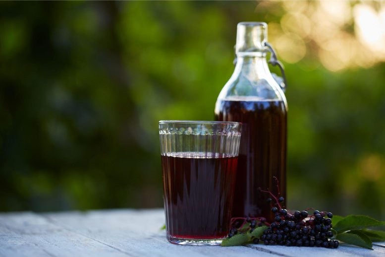 Elderberry Juice Syrup