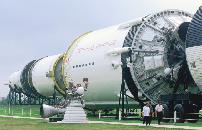 Saturn V launch vehicle, Johnson Space Center, Houston, Texas, United States of America, North America