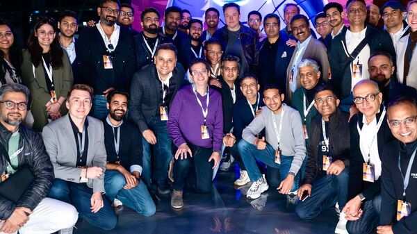 Elon Musk welcomes Indian business leaders at SpaceX's starbase in Texas