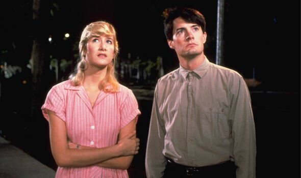 Kyle MacLachlan and Laura Dern in Blue Velvet