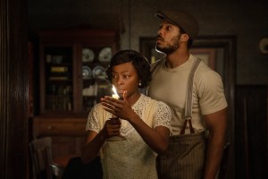 THE PIANO LESSON, from left: Danielle Deadwyler, Ray Fisher, 2024. ph: David Lee / © Netflix / courtesy Everett Collection