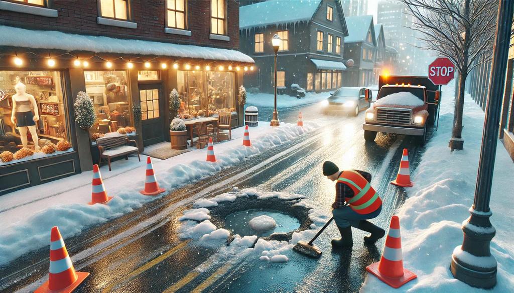 If there are cracks or potholes where your customers park, winter will only bring about further deterioration, with ice and snow causing all sorts of damage.