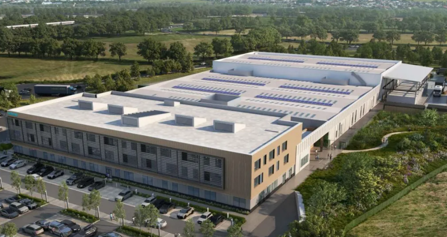 Siemens new facility. Photo via BBC.