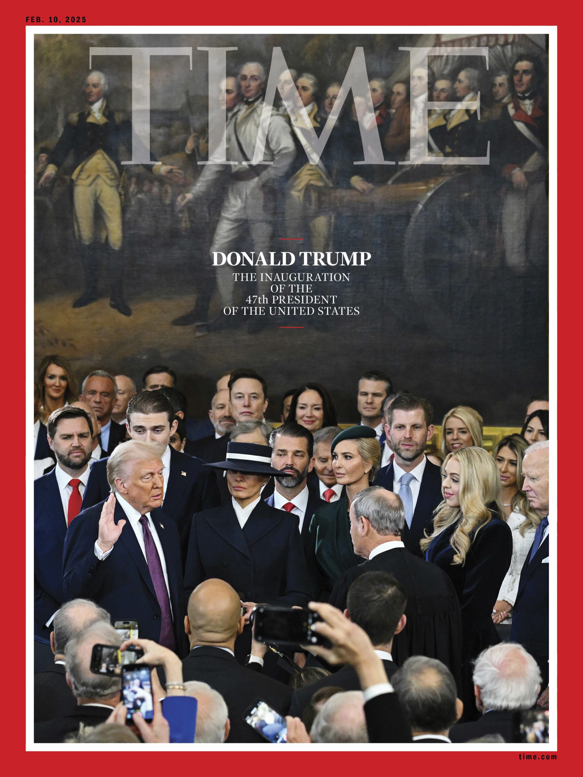 Donald Trump Inauguration Time Magazine cover