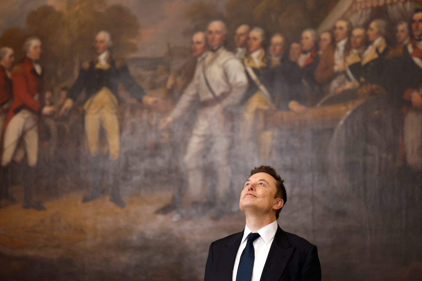 Telsa, SpaceX and X CEO Elon Musk looks on ahead of the inauguration ceremony where Donald Trump will sworn in as the 47th US President in the Capitol Rotunda in Washington, D.C., on Jan. 20, 2025. 