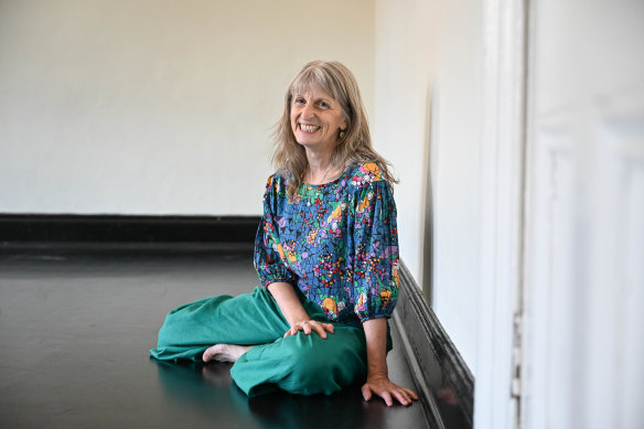 O’Keeffe teaches at a studio that incorporates breath work and improvisational dance.