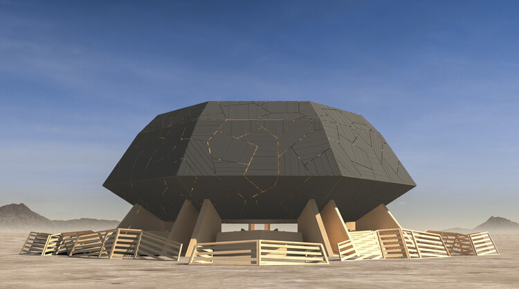 Miguel Arraiz Reveals Temple of the Deep for Burning Man 2025 in Nevada, United States - More Images