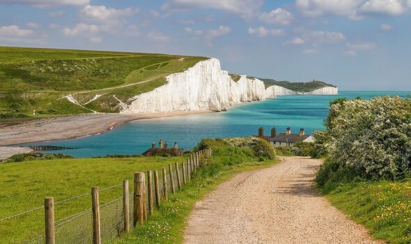 UK seaside scene 