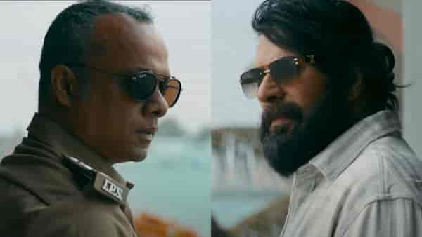 Gautham Vasudev Menon and Mammootty in Bazooka teaser