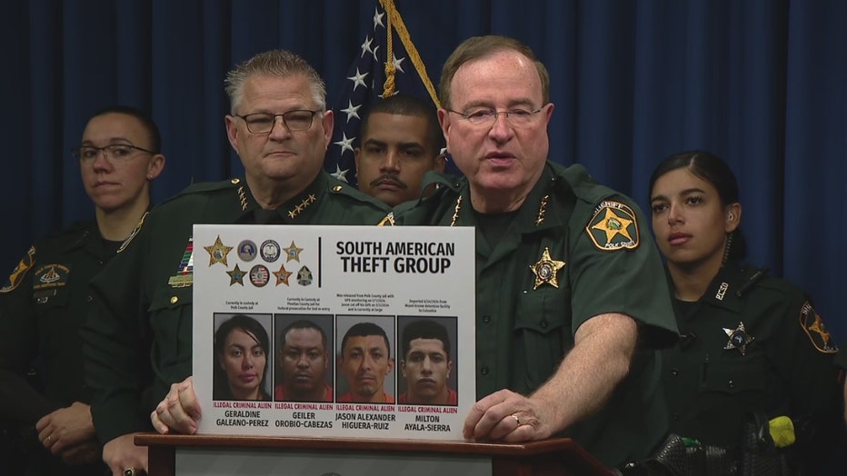 Sheriff Grady Judd spoke on Wednesday in Winter Haven on the issue of immigration.