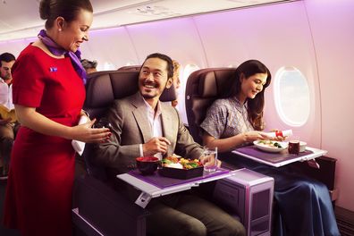 Virgin Australia unveil new interior design economy class and business class boeing 737 800