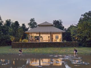 A luxury glamping site in Cambodia.