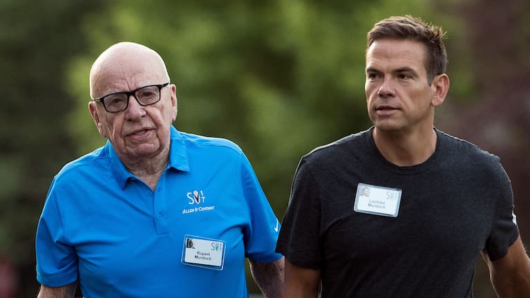 Rupert and Lachlan Murdoch. 