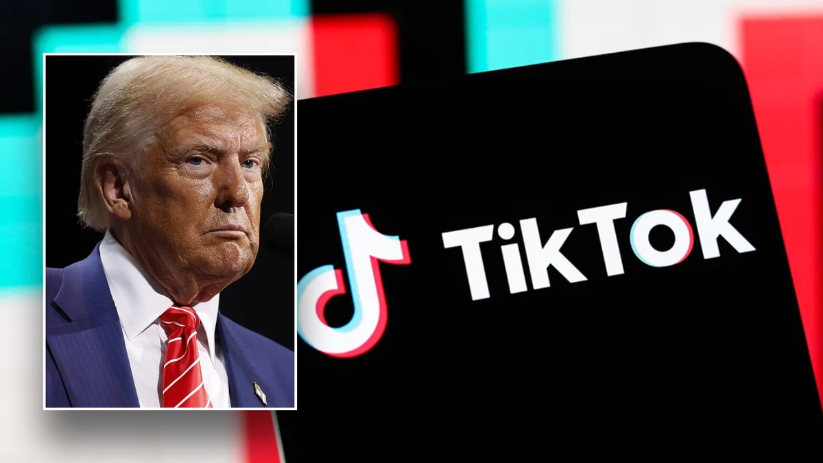 Trump inset; tiktok main