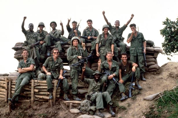 'Hamburger Hill' 1987 directed by John Irvin. (Photo by Sunset Boulevard/Getty Images)