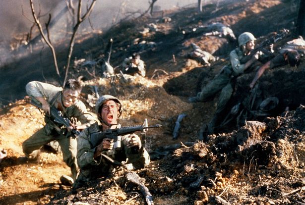 'Hamburger Hill' 1987 directed by John Irvin. (Photo by Sunset Boulevard/Getty Images)