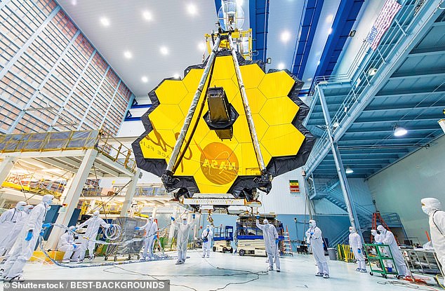 The James Webb Space Telescope (pictured) is a powerful infrared observatory searching for signs of life on other planets
