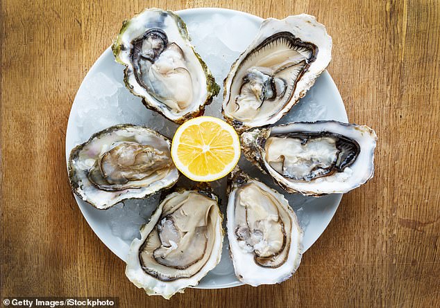 'Oysters are filter feeders, and there's a lot of [waste] in the ocean, so if the oceans aren't very clean or is too warm, you could get [sick],' the expert shared (stock image)