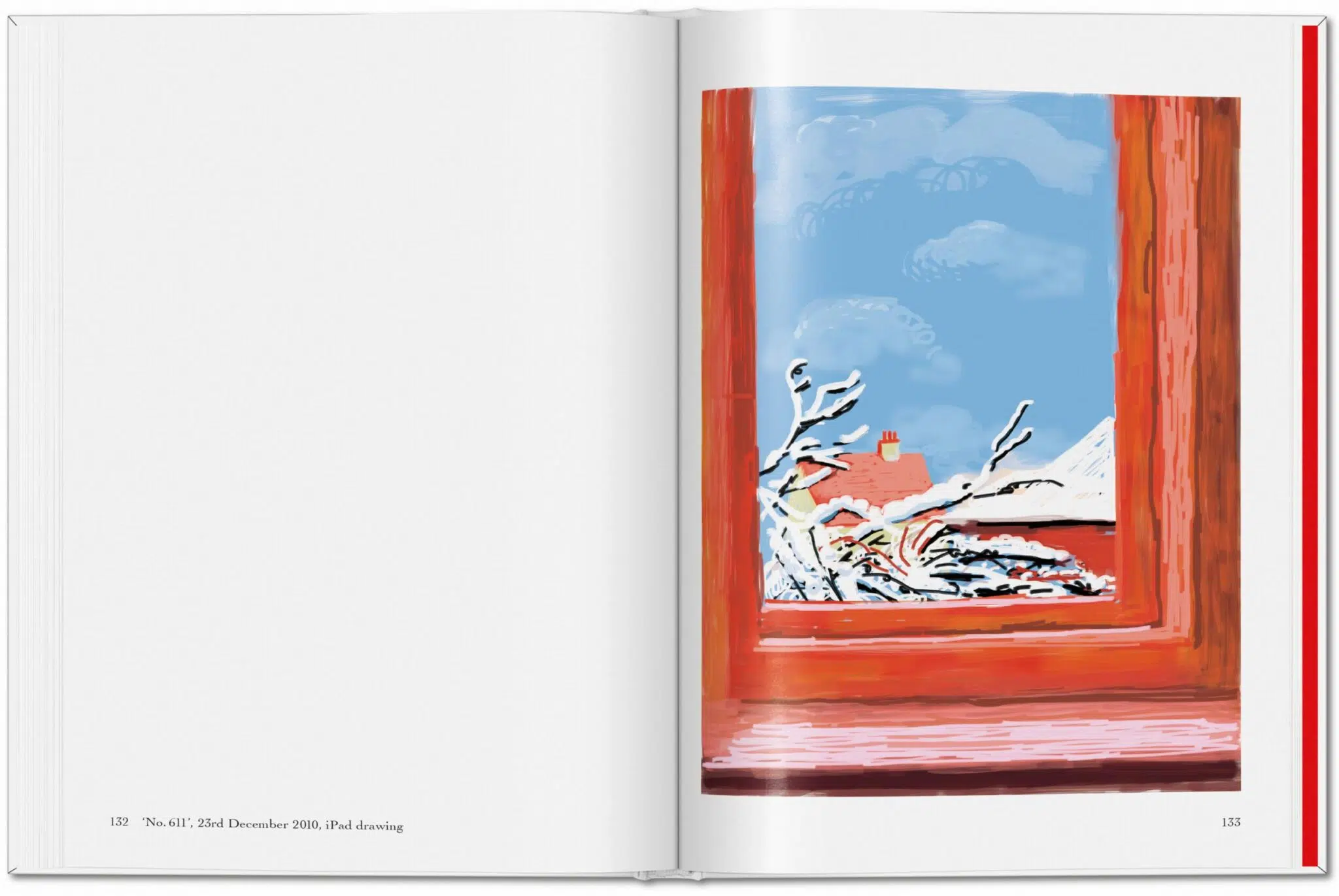 Spread from “David Hockney: My Window” (Taschen).