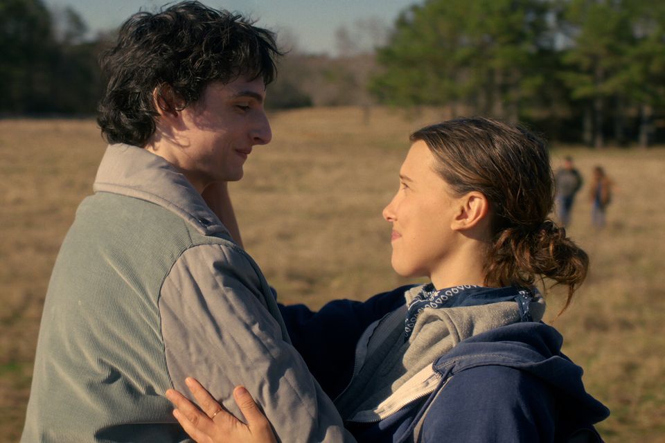 Finn Wolfhard as Mike Wheeler and Millie Bobby Brown as Eleven in 'Stranger Things: Season 5'. Photo: Netflix © 2025