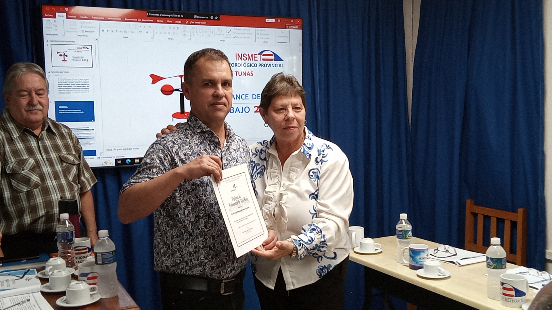 Two specialist were awarded with the UNAIC High-Level Professional Diploma.