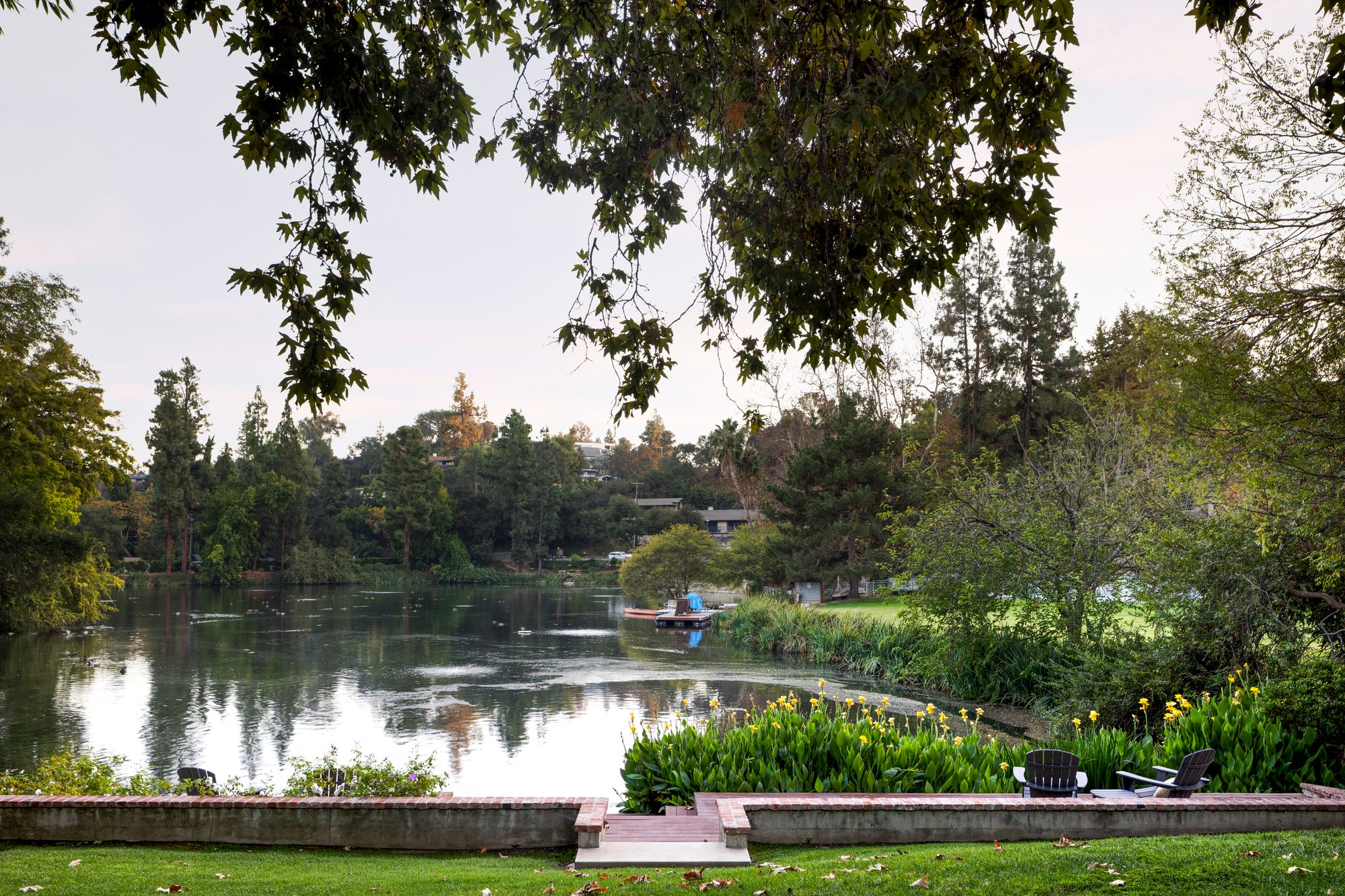 A scenic lakeside setting has made the home a popular filming location