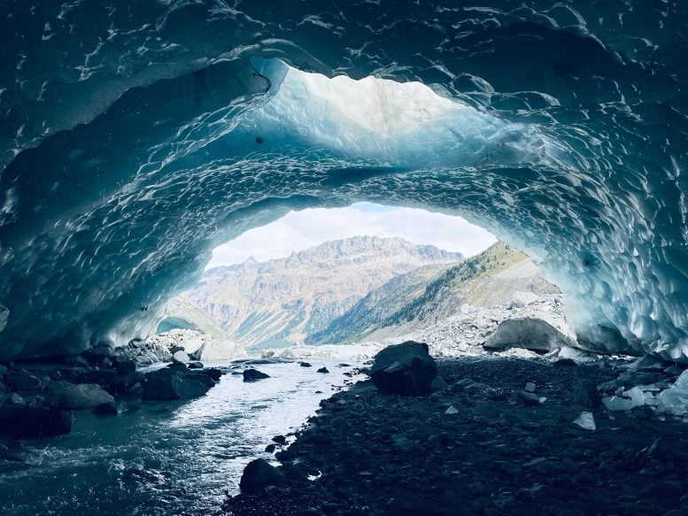 Morteratsch Glacier Cave Switzerland