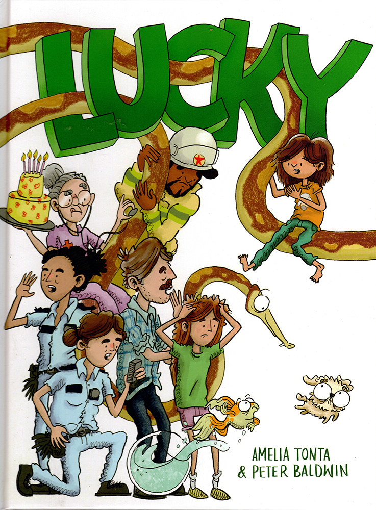 Cover of Lucky by author Amelia Tonta and artist Peter Baldwin.