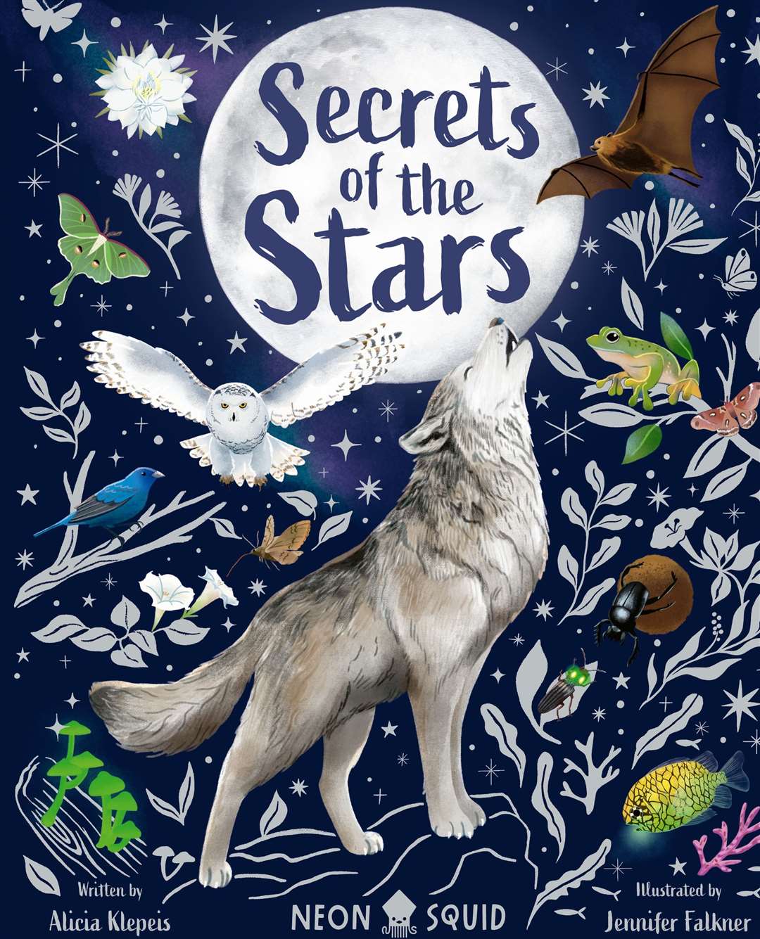 Secrets of the Stars: 15 Bedtime Stories Inspired by Nature by Alicia Klepeis, illustrated by Jennifer Falkner. Picture: Neon Squid