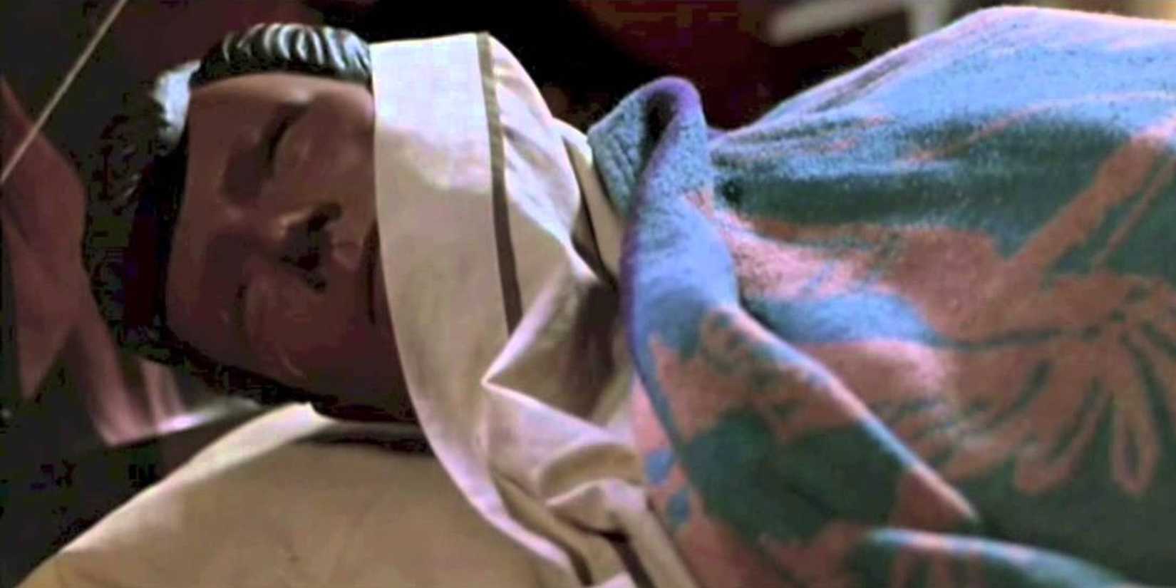 A dummy in a bed in Ferris Bueller's Day Off