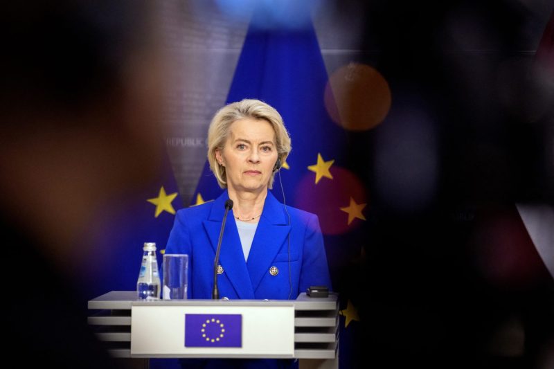 Ursula von der Leyen in Riga, Latvia